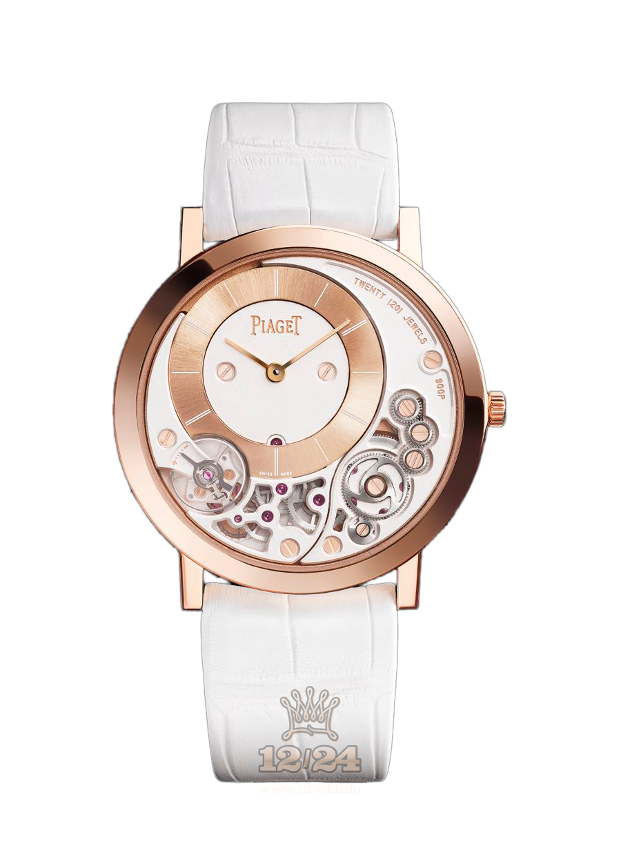 Piaget Altiplano Watch G0A42110 38 mm Pink gold Case White Dial