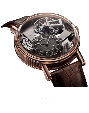 Breguet Tradition Watch 7047BR/G9/9ZU 41 mm Pink gold Case Black Dial