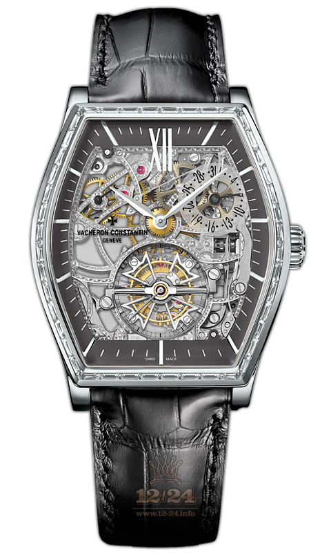 Vacheron Constantin Malte Watch 30635/000P-9842 38 mm Platinum Case Gray Dial
