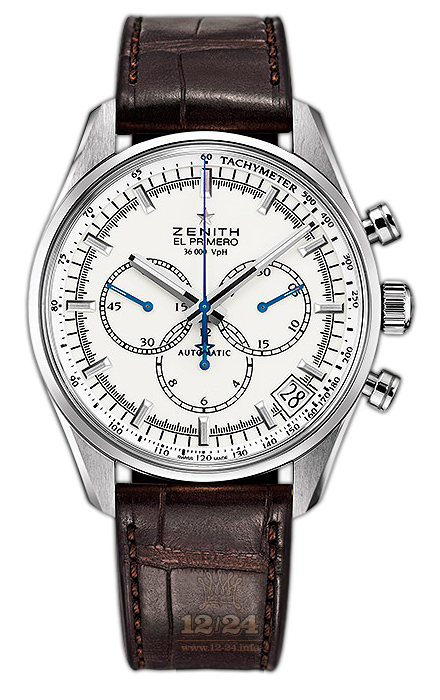Zenith El Primero Watch 03.2080.400/01.C494 42 mm Stainless steel Case White Dial
