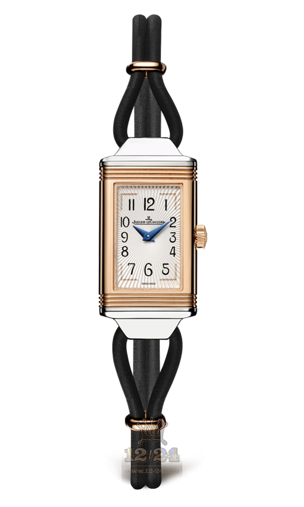 Jaeger-LeCoultre Reverso Watch 3264520 34 mm Steel / Pink gold Case White Dial