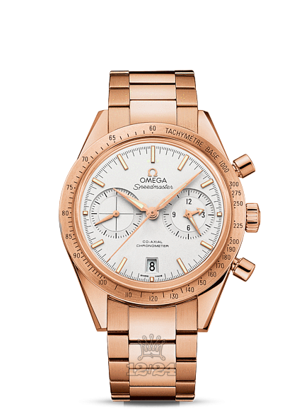 Omega Speedmaster 57 Watch 331.50.42.51.02.002 42 mm Pink gold Case Silver Dial