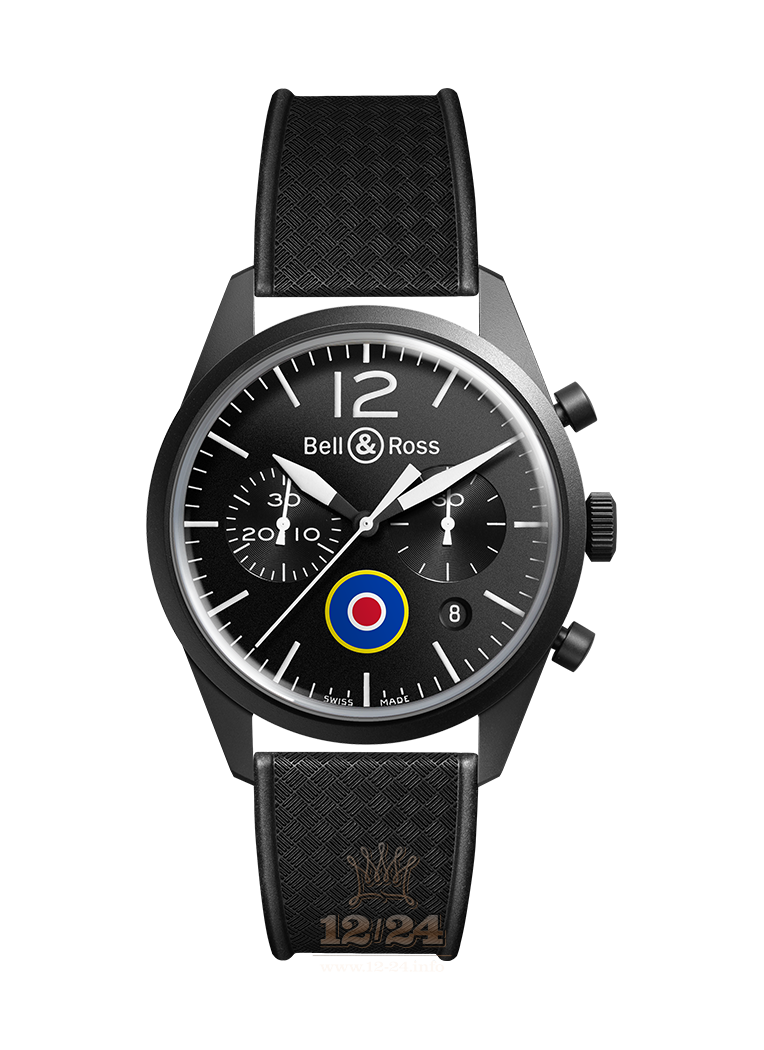 Bell & Ross Vintage Watch BRV126-BL-CA-CO/UK 41 mm Stainless steel PVD coating Case Black Dial
