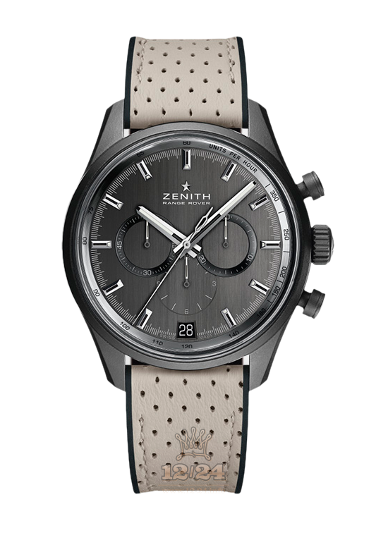 Zenith Chronomaster Watch 24.2040.400/27.R797 42 mm Ceramics Aluminum Case Gray Dial