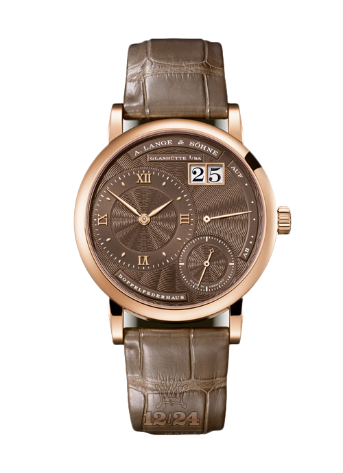 A.Lange & Sohne Lange 1 Watch 181.037 36 mm Pink gold Case Brown (chocolate) Dial