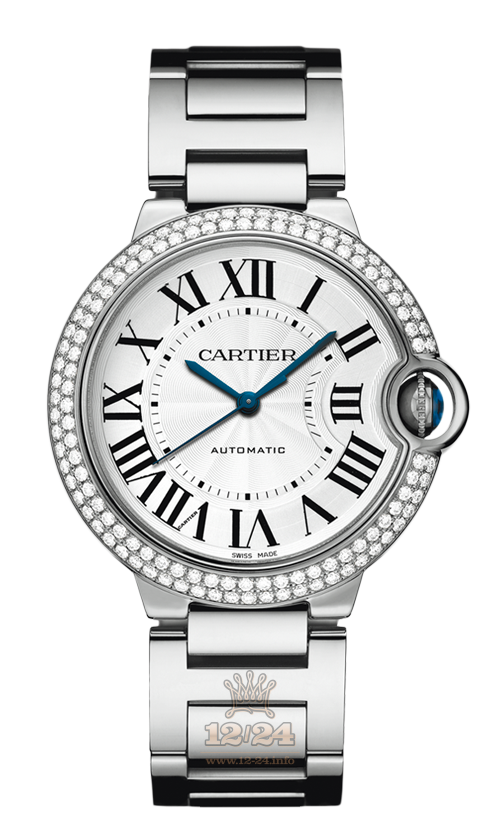 Cartier Ballon Bleu de Cartier Watch WE9006Z3 36 mm White gold Case Silver Dial