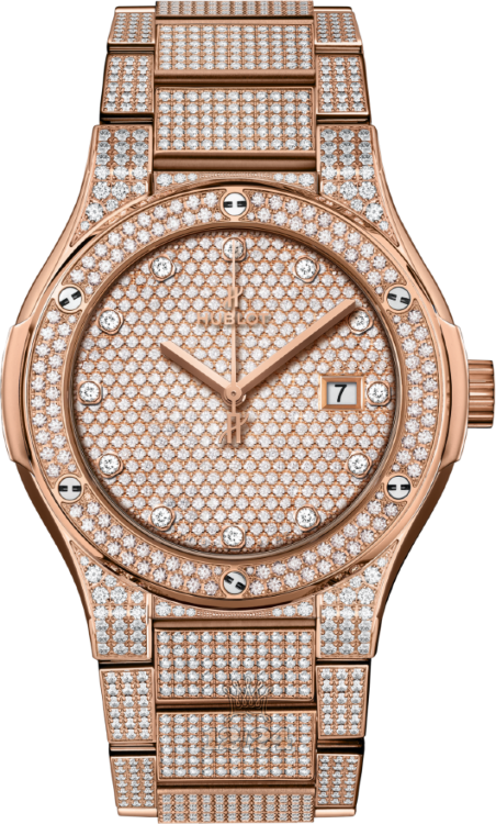 Hublot Classic Fusion Watch 548.OX.9000.OX.3704 42 mm Pink gold Case