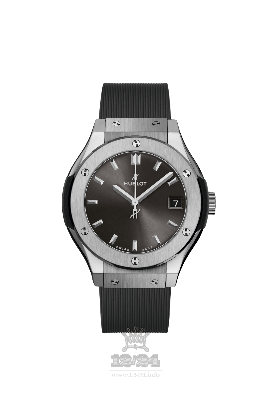 Hublot Classic Fusion Watch 581.NX.7071.RX 33 mm Titanium Case Black Dial