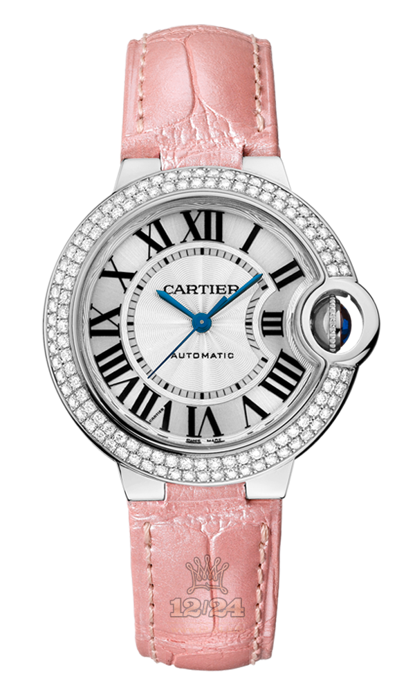 Cartier Ballon Bleu de Cartier Watch WE902067 33 mm White gold Case Silver Dial