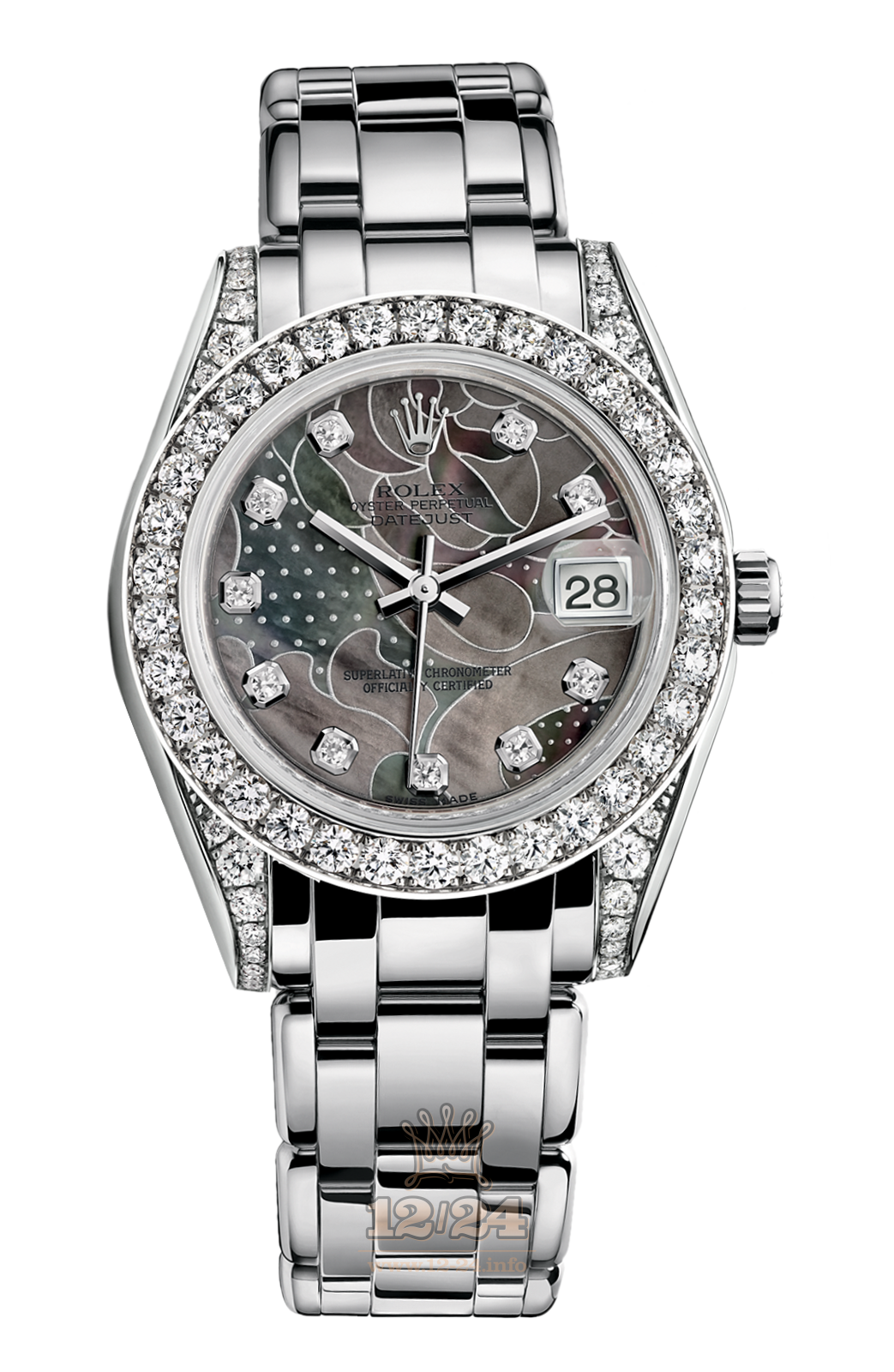 Rolex Datejust Watch 81159-0011 34 mm White gold Case Painted Dial