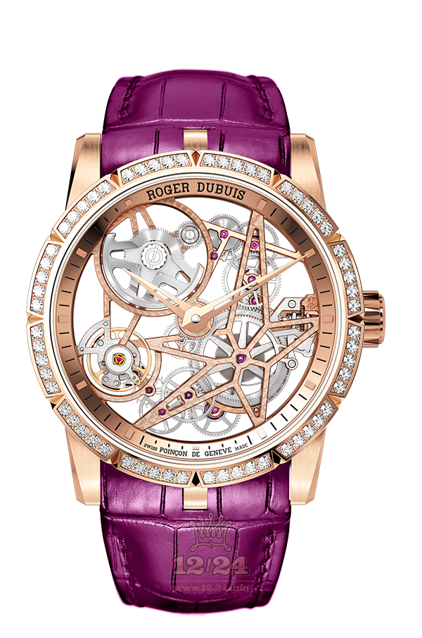 Roger Dubuis Excalibur Watch RDDBEX0699 42 mm Pink gold Case
