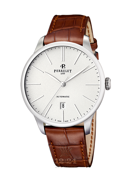 Perrelet First Class Watch A1073/1 42 mm Stainless steel Case White Dial
