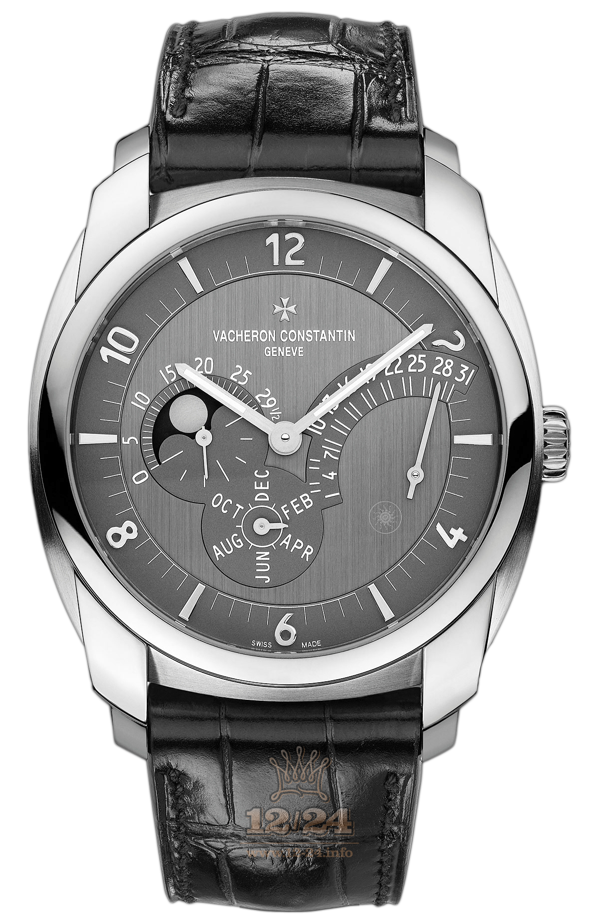 Vacheron Constantin Quai De L Ile Watch 86040/000G-M936R 43 mm White gold Case Gray Dial