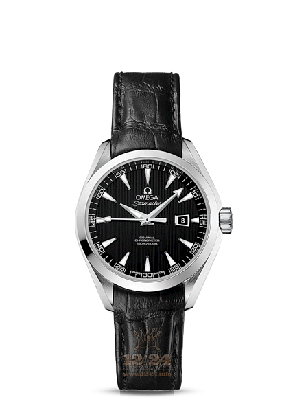 Omega Aqua Terra 150 M Watch 231.13.34.20.01.001 34 mm Stainless steel Case Black Dial