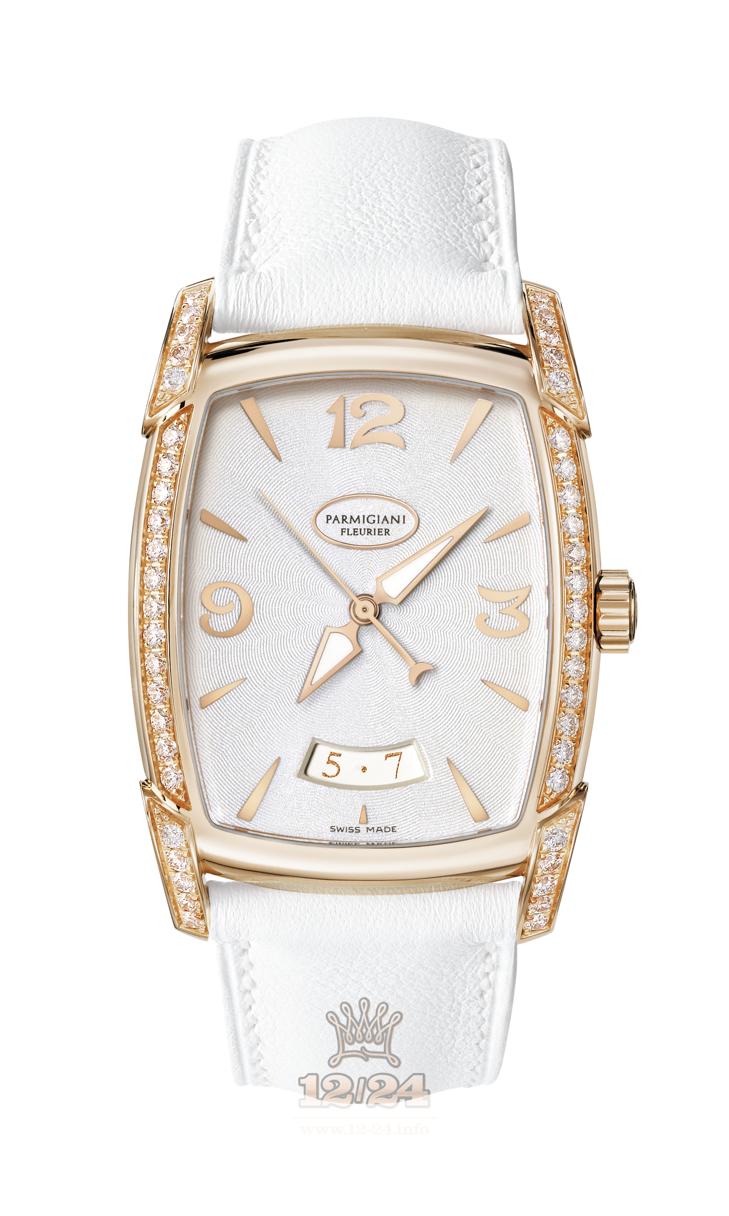 Parmigiani Fleurier Kalpa Watch PFC123-1020700-HC2421 38 mm Pink gold Case White Dial