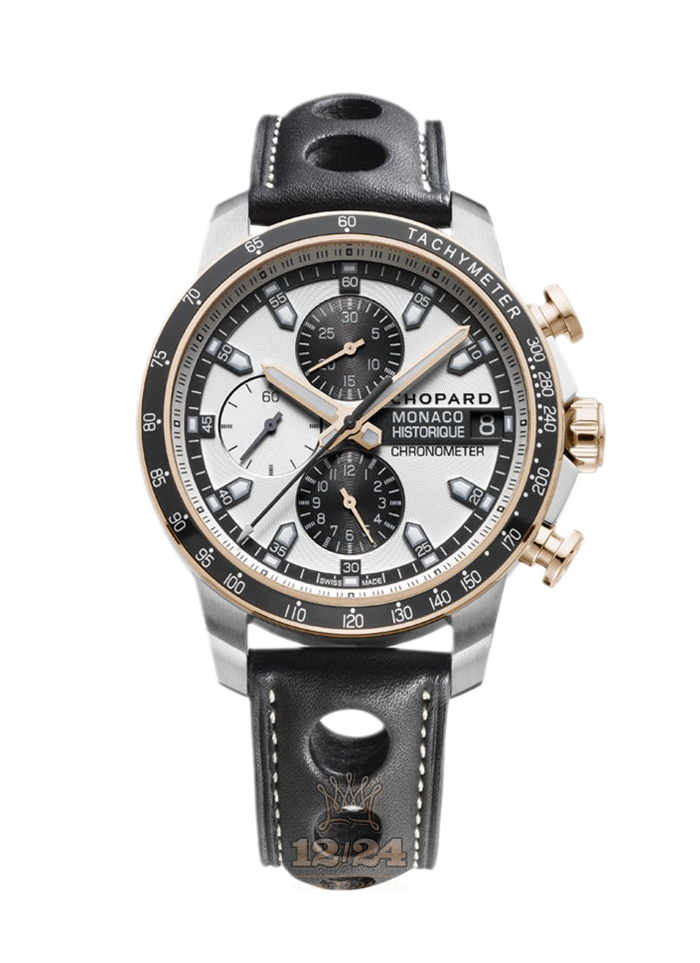Chopard Classic Racing Watch 168570-9001 45 mm Stainless steel Pink gold Titanium Case Gray Dial