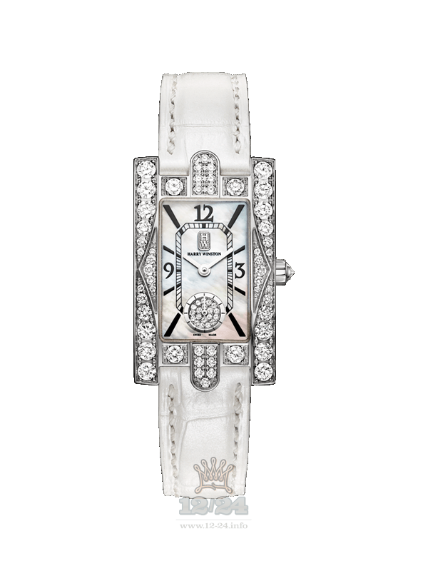 Harry Winston The Avenue Collection Watch AVEQHM21WW231 21 mm White gold Case White Dial