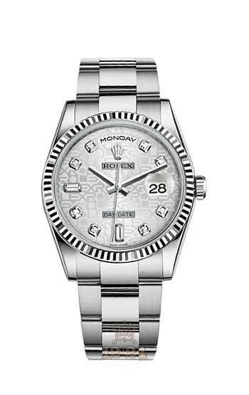 Rolex Day-Date Watch 118239-0143 36 mm White gold Case Silver Dial
