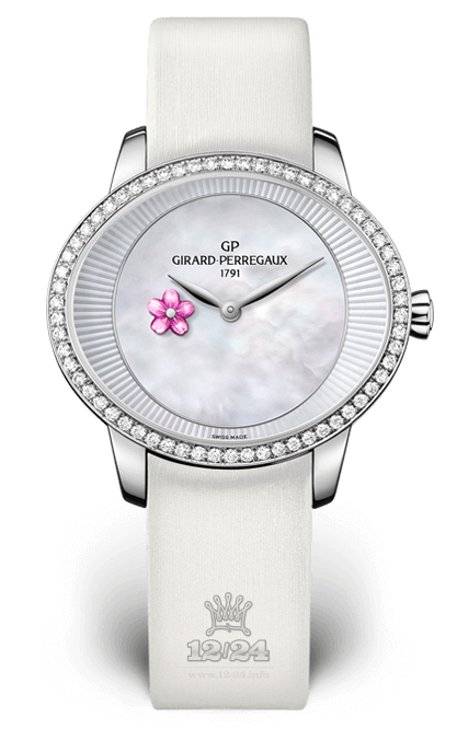 Girard Perregaux Cats Eye Watch 80484D11A701-HK7A 35 mm Stainless steel Case White Dial