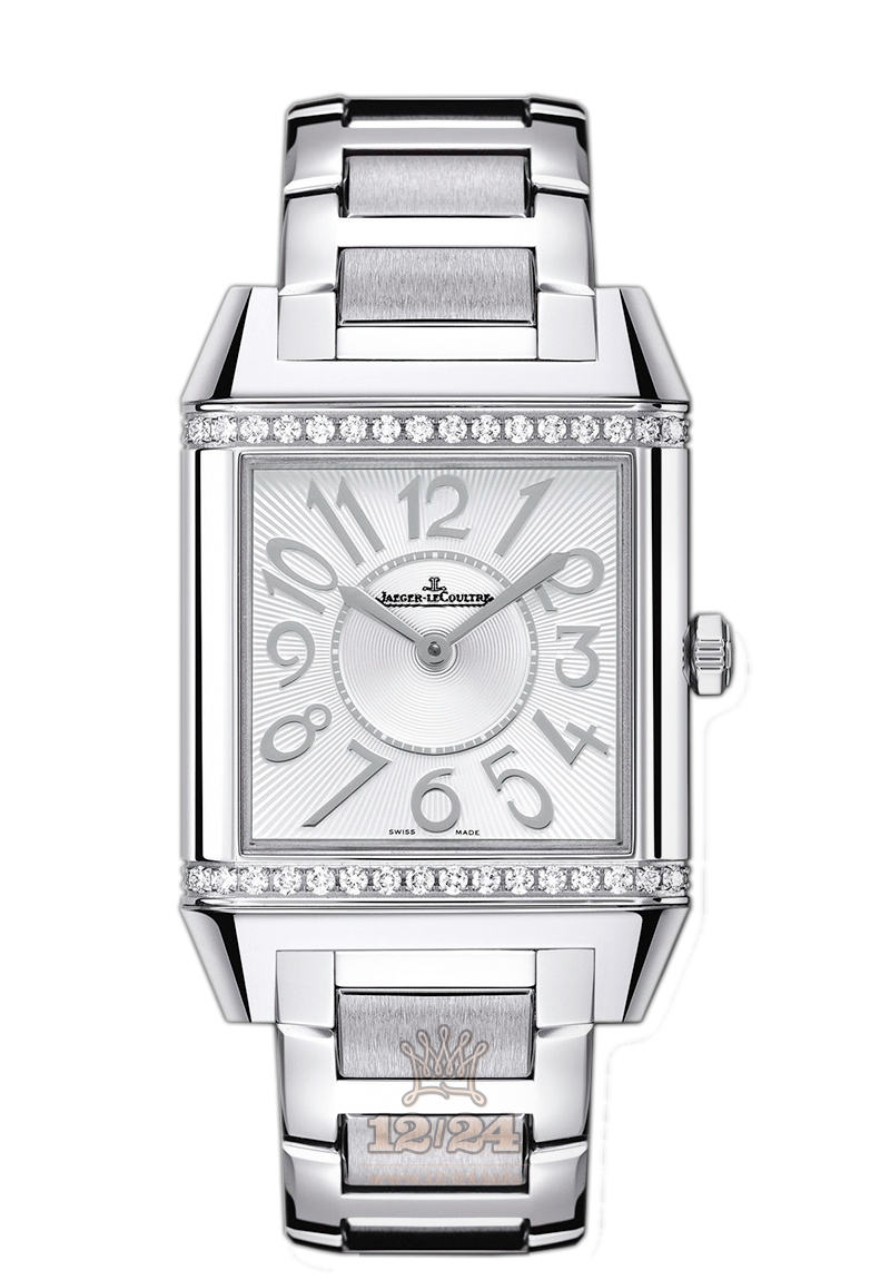 Jaeger-LeCoultre Reverso Squadra Watch 7038120 42 mm Stainless steel Case Silver Dial