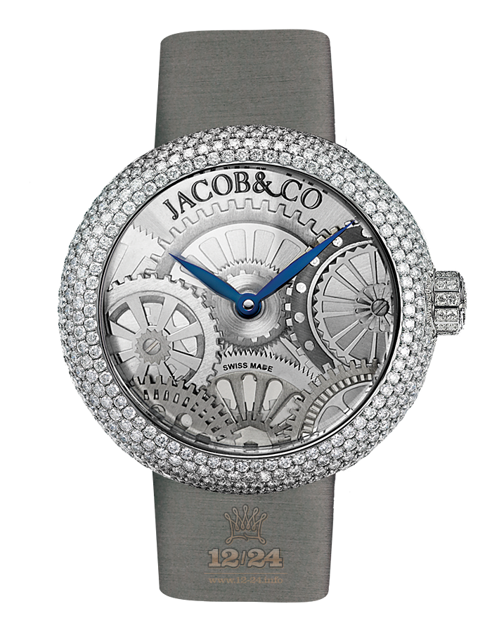 Jacob & Co Ladies Collection Watch 210.030.10.RH.OX.3RD 44 mm Stainless steel Case