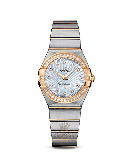 Omega Constellation Watch 123.25.27.60.55.004 27 mm Steel / Yellow gold Case White Dial