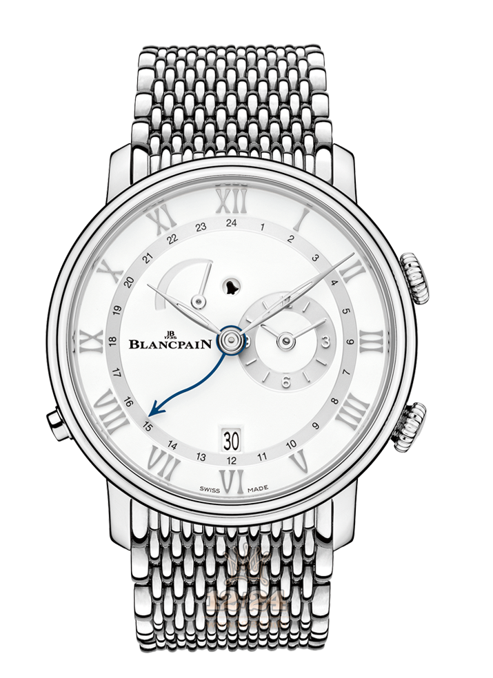 Blancpain Villeret Watch 6640-1127-MMB 40 mm Stainless steel Case White Dial