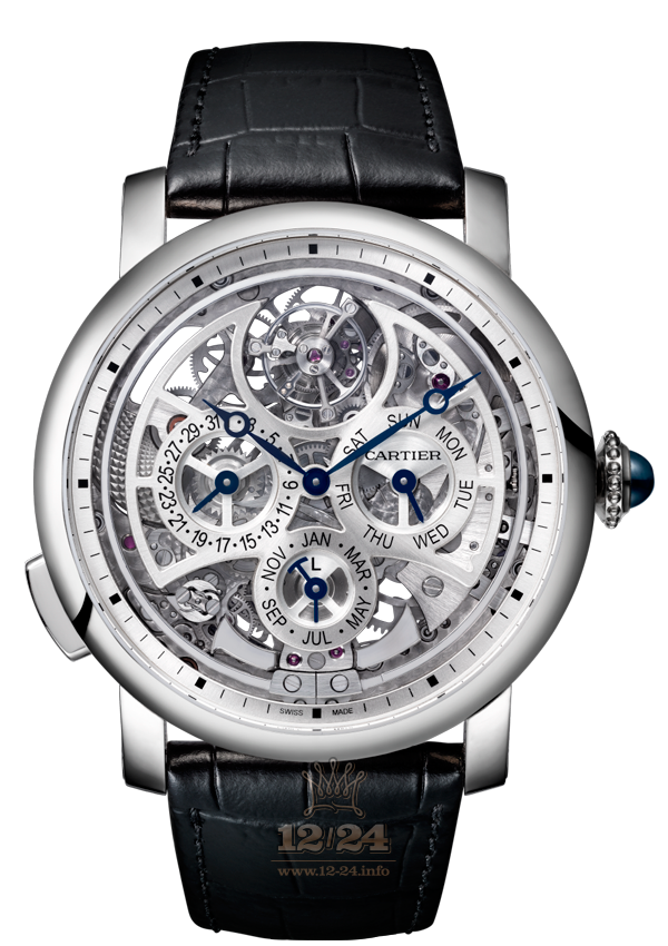 Cartier Rotonde de Cartier Watch W1556251 45 mm Platinum Case Silver Dial