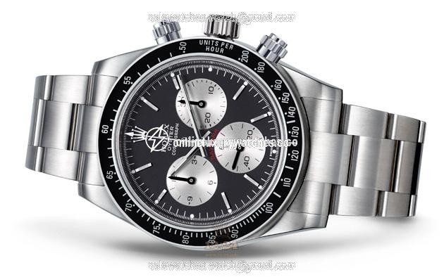 Rolex Cosmograph Daytona Watch 116520 40 mm Stainless steel Case Black Dial