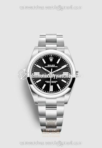 Rolex Oyster Perpetual Watch 124300-0002 41 mm Stainless steel Case Black Dial