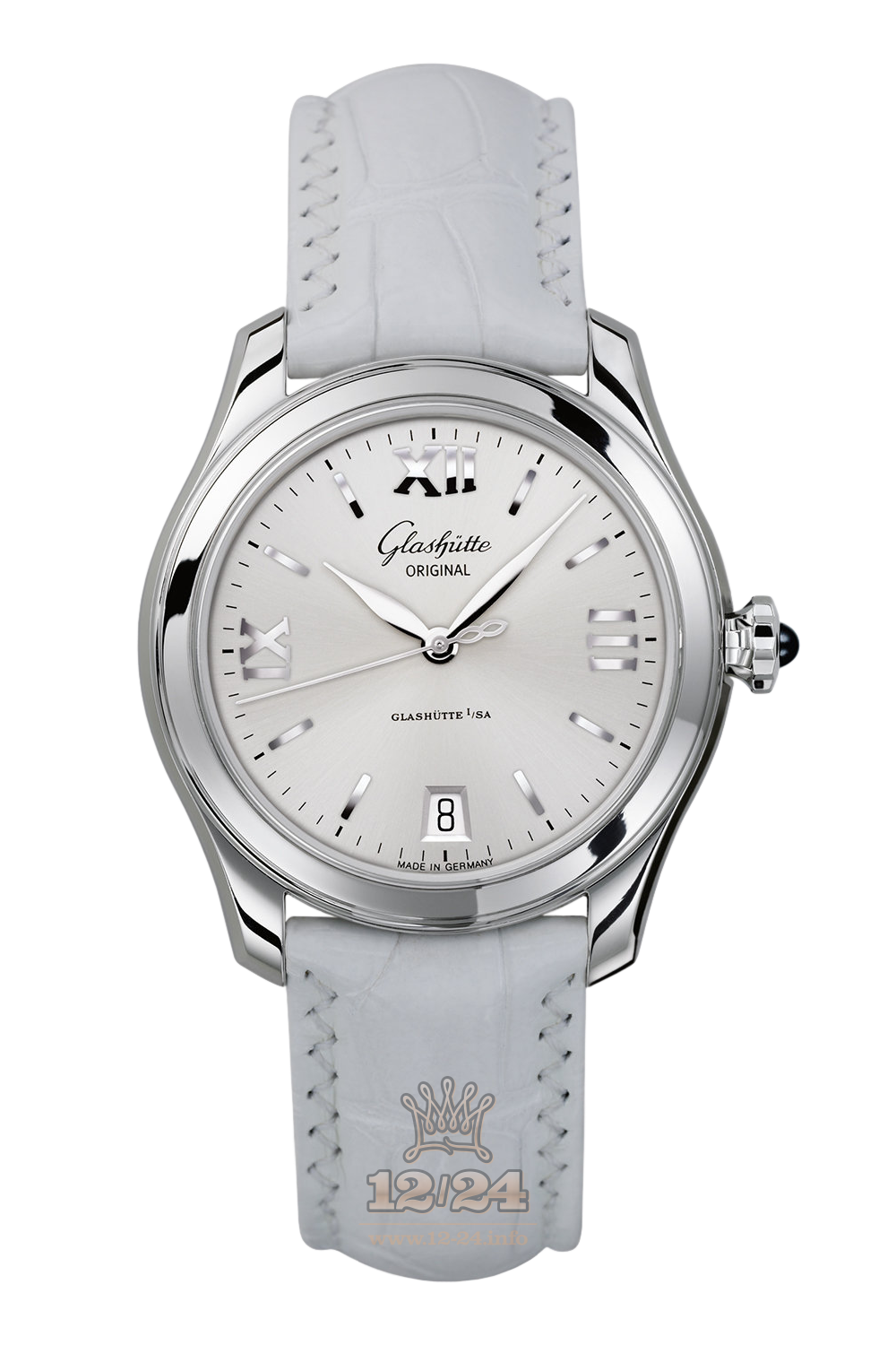 Glashutte Ladies Watch 1-39-22-02-02-44 36 mm Stainless steel Case Silver Dial