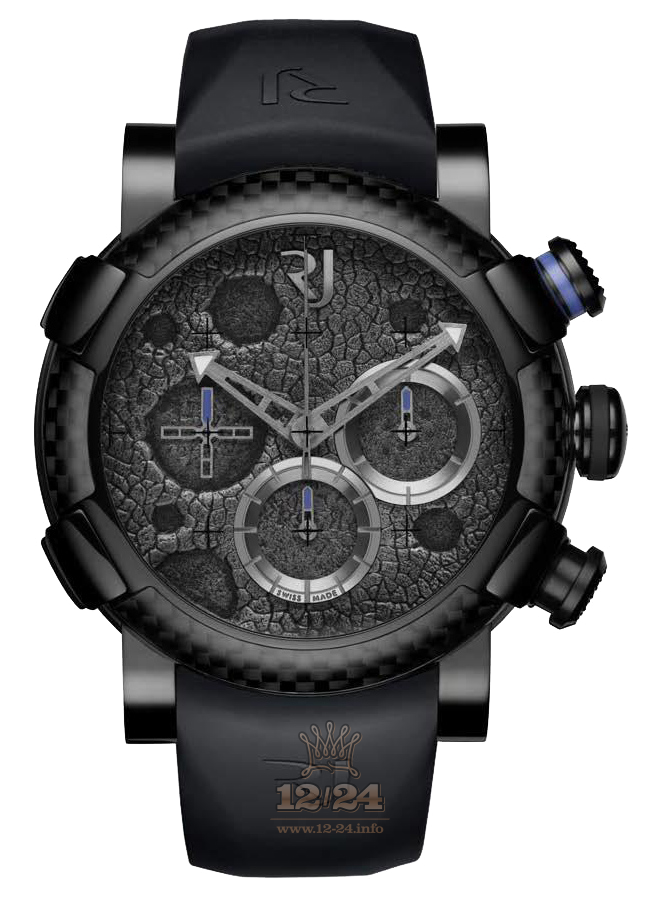 Romain Jerome Air Watch RJ.M.CH.001.04 Stainless steel PVD coating Carbon Case Gray Dial