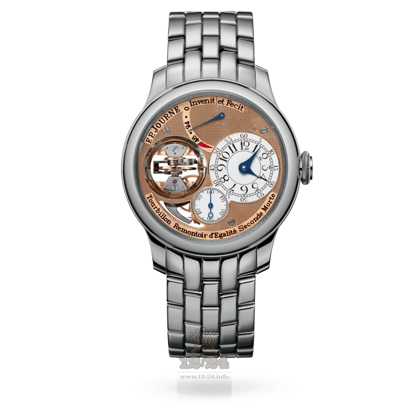 F.P.Journe Classique Watch tourbillon souverain pl 42 mm Platinum Case Beige Dial