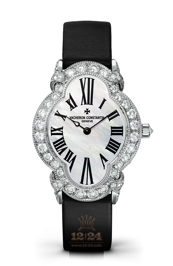 Vacheron Constantin Heures Creatives Watch 37640/000G-B030 19 mm White gold Case Silver Dial