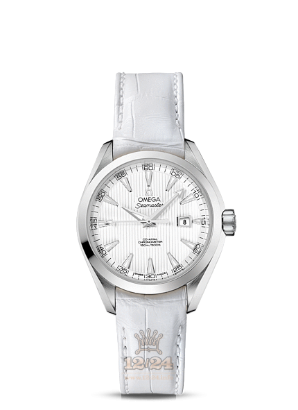 Omega Aqua Terra 150 M Watch 231.13.34.20.04.001 34 mm Stainless steel Case White Dial