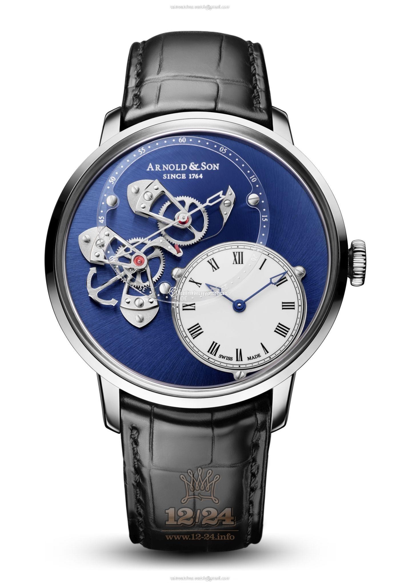 Arnold Son Instrument Collection Watch 1ATAW.L04A.C121W White gold Case Dark blue Dial
