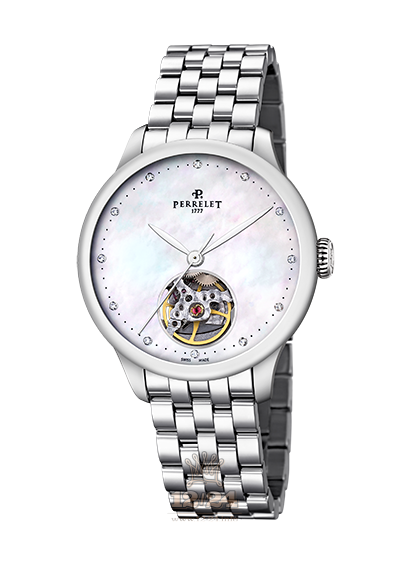 Perrelet First Class Watch A2067/7 35 mm Stainless steel Case White Dial