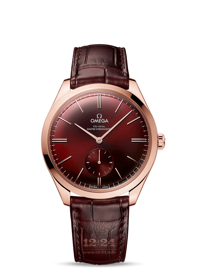 Omega De Ville Watch 435.53.40.21.11.002 40 mm Pink gold Case Red Dial