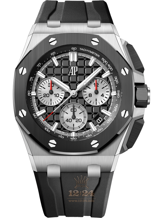 Audemars Piguet Royal Oak Offshore Watch 26420SO.OO.A002CA.01 43 mm Stainless steel Sapphire Case Black Dial