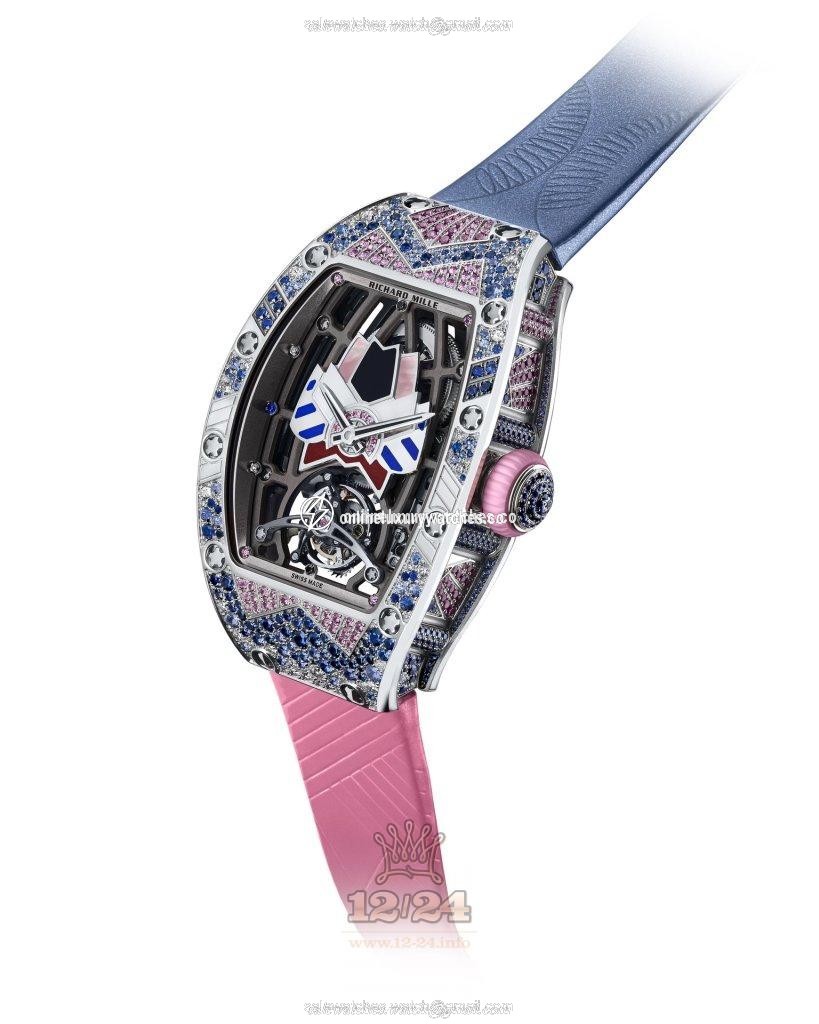 Richard Mille Women's Collection Watch RM 71-02 Paloma 52 mm White gold Case