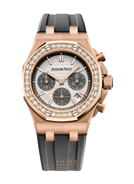 Audemars Piguet Royal Oak Offshore Watch 26231OR.ZZ.D003CA.01 37 mm Pink gold Case Gray Silver Dial