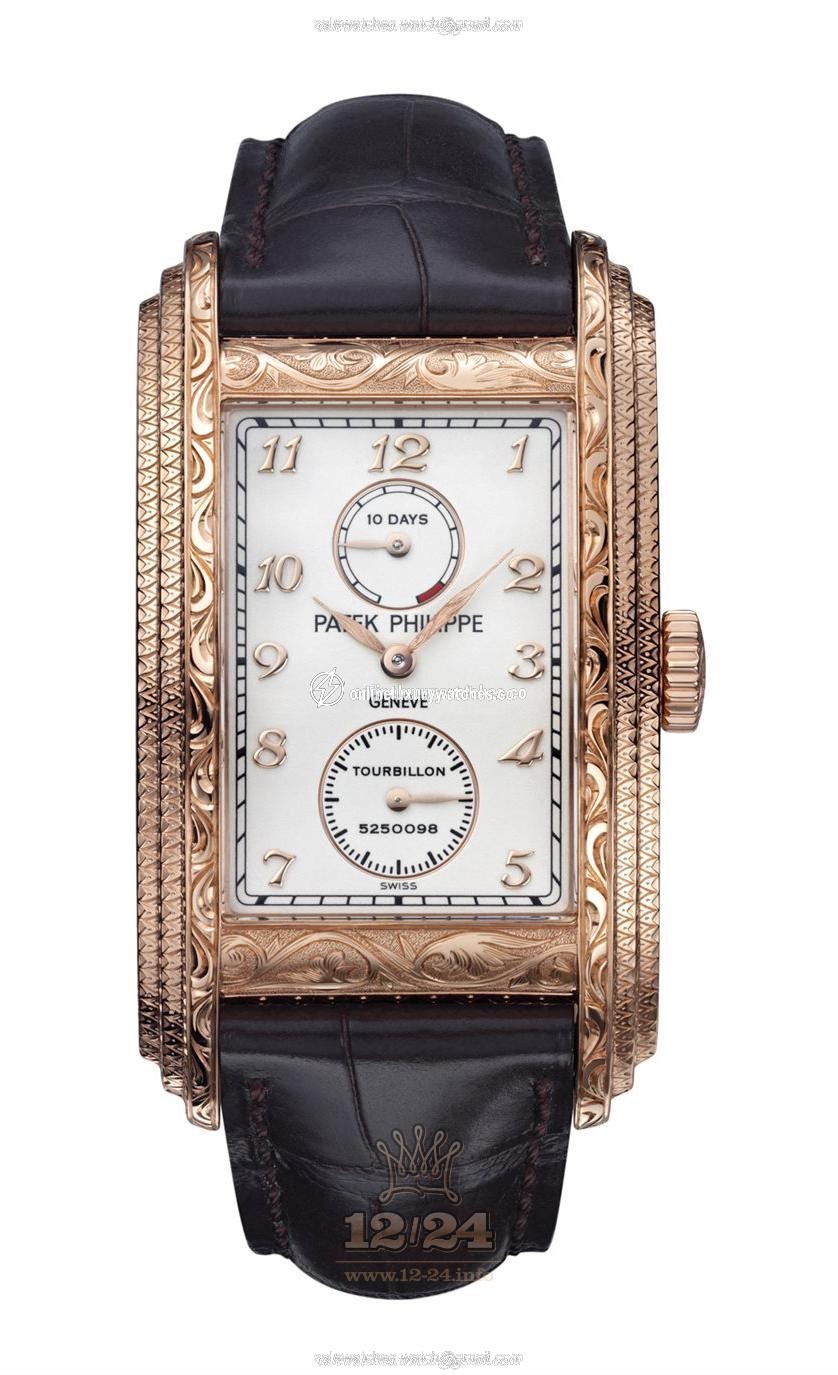 Patek Philippe Rare Handcrafts Watch 5101-100R-001 30 mm Pink gold Case White Dial