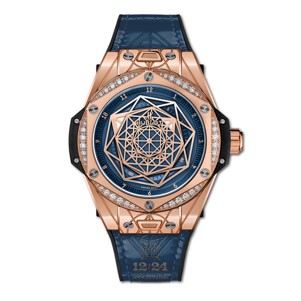Hublot Big Bang Watch 465.OS.7189.VR.1204.MXM19 39 mm Pink gold Case Dark blue Dial