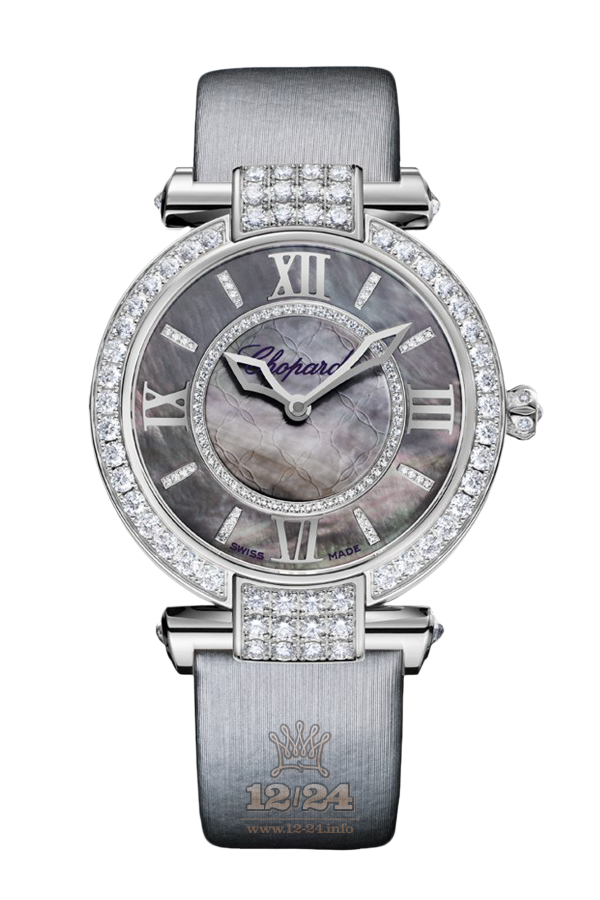 Chopard Imperiale Watch 384242-1006 36 mm White gold Case Black Dial
