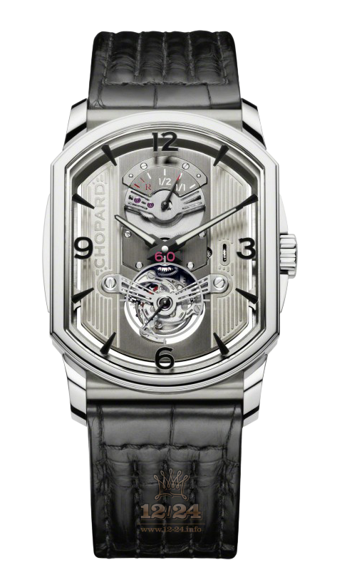 Chopard L.U.C Watch 168526-3001 44 mm Titanium Case Gray Silver Dial