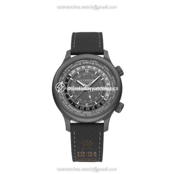 Chopard L.U.C Watch 168574-3008 42 mm Titanium Case Gray Dial