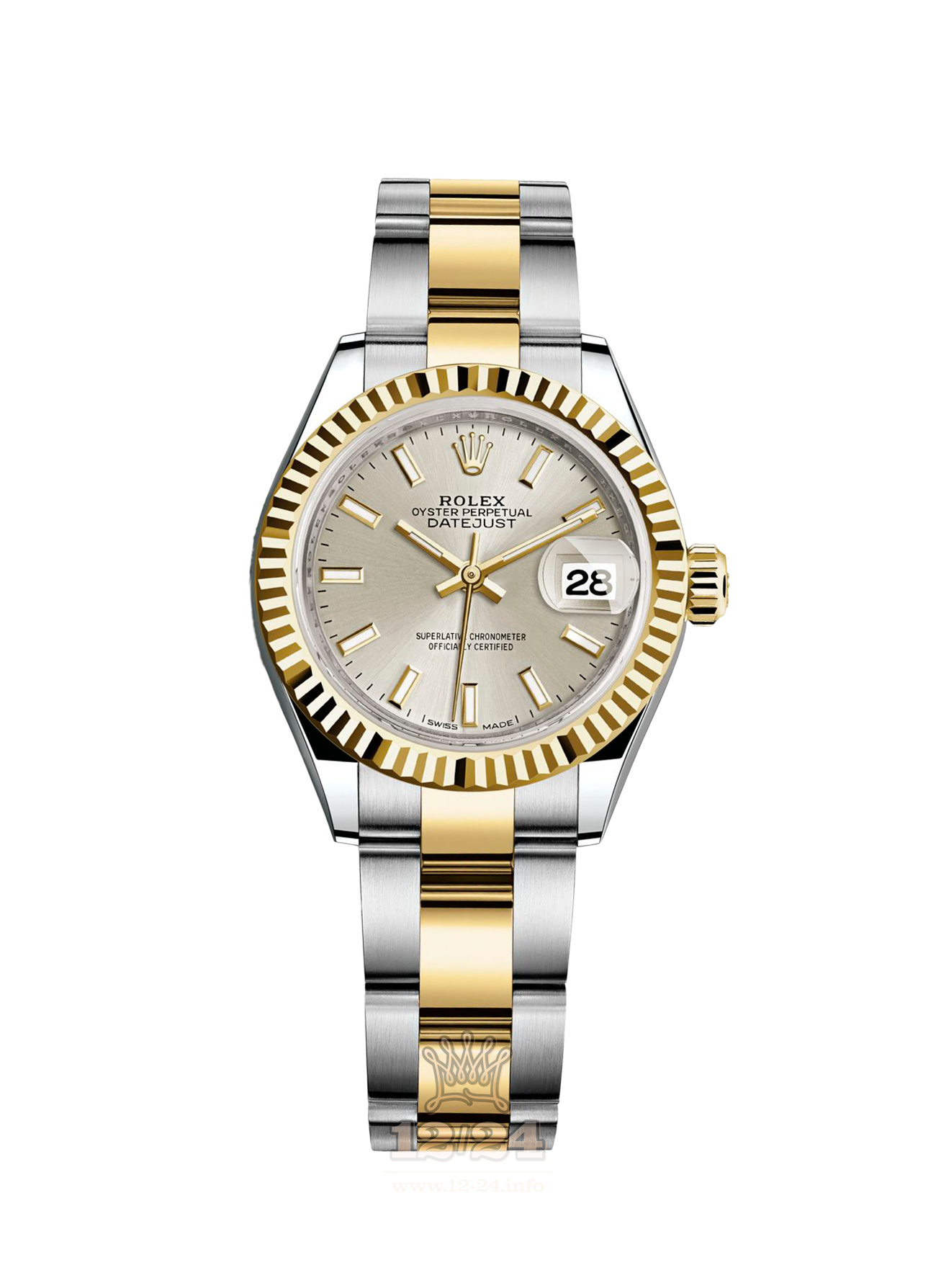 Rolex Datejust Watch 279173-0020 28 mm Steel / Yellow gold Case Silver Dial