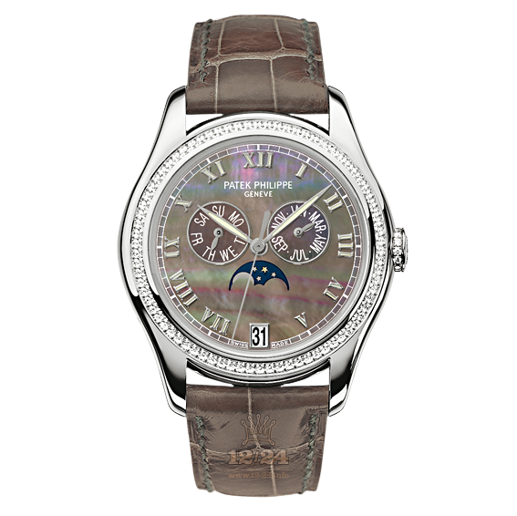 Patek Philippe Complications Watch 4936G-001 37 mm White gold Case Black Dial