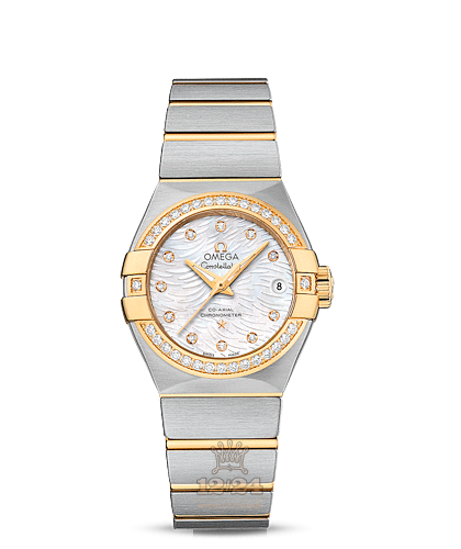 Omega Constellation Watch 123.25.27.20.55.007 27 mm Steel / Yellow gold Case White Dial
