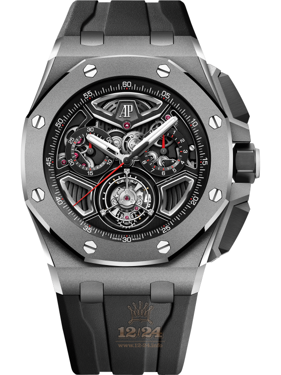 Audemars Piguet Royal Oak Offshore Watch 26622TI.GG.D002CA.01 43 mm Titanium Case Black Dial